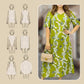 Women’s Elegant V-neck Short-sleeve Dress