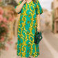 Women’s Elegant V-neck Short-sleeve Dress
