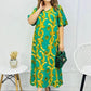Women’s Elegant V-neck Short-sleeve Dress