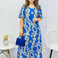 Women’s Elegant V-neck Short-sleeve Dress