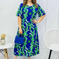 Women’s Elegant V-neck Short-sleeve Dress