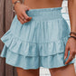 🌸NEW HOT SALE✨ Flowy & Flattering! 🌸 Stretch Waist Layered Short Skirt – A Must-Have! 💃