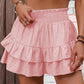 🌸NEW HOT SALE✨ Flowy & Flattering! 🌸 Stretch Waist Layered Short Skirt – A Must-Have! 💃