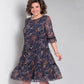 Women's Casual Round Neck Printed Dress