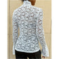 Sexy Slim Lace Flared Sleeve Top For Women