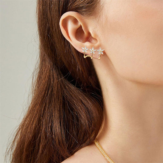 Sparkly Claw Earrings for Women