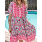 Boho V-Neck Vacation Dress