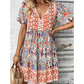 Boho V-Neck Vacation Dress