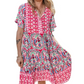Boho V-Neck Vacation Dress