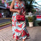 🎁50% OFF!🎁 Limited-Time Sale on Women's Casual Printed Spaghetti Strap Dress – Shop Now!💖