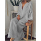 Women Summer Cotton Linen Large Swing Loose Dress