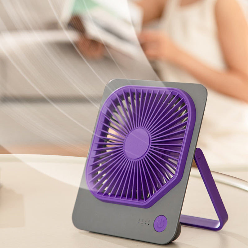 Ultra-Thin Desk Fan with 4 Speeds Adjustable