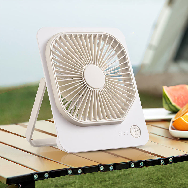 Ultra-Thin Desk Fan with 4 Speeds Adjustable