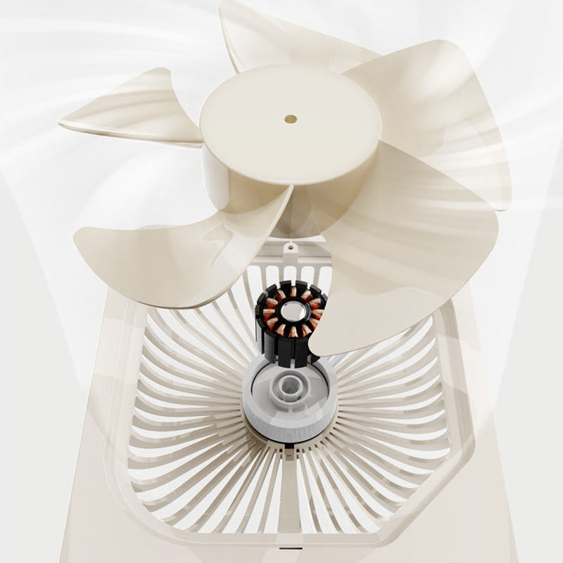 Ultra-Thin Desk Fan with 4 Speeds Adjustable