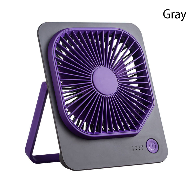 Ultra-Thin Desk Fan with 4 Speeds Adjustable
