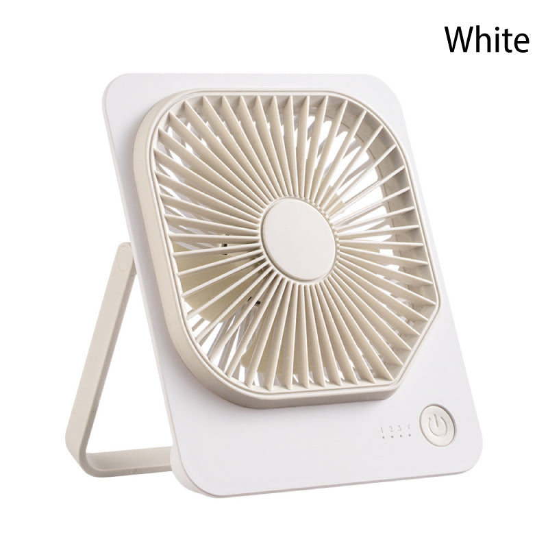 Ultra-Thin Desk Fan with 4 Speeds Adjustable