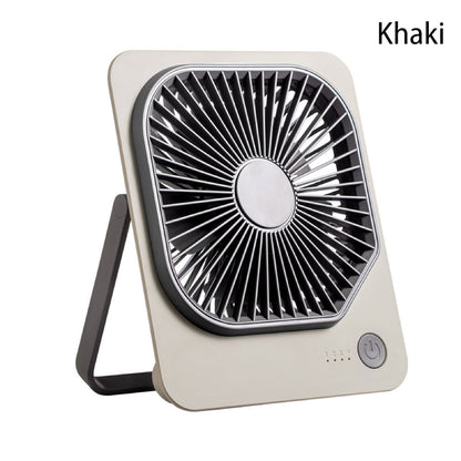 Ultra-Thin Desk Fan with 4 Speeds Adjustable