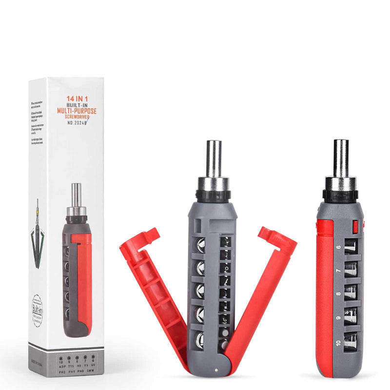 💪💪💪14 in 1 Multifunctional Ratchet Screwdriver Set