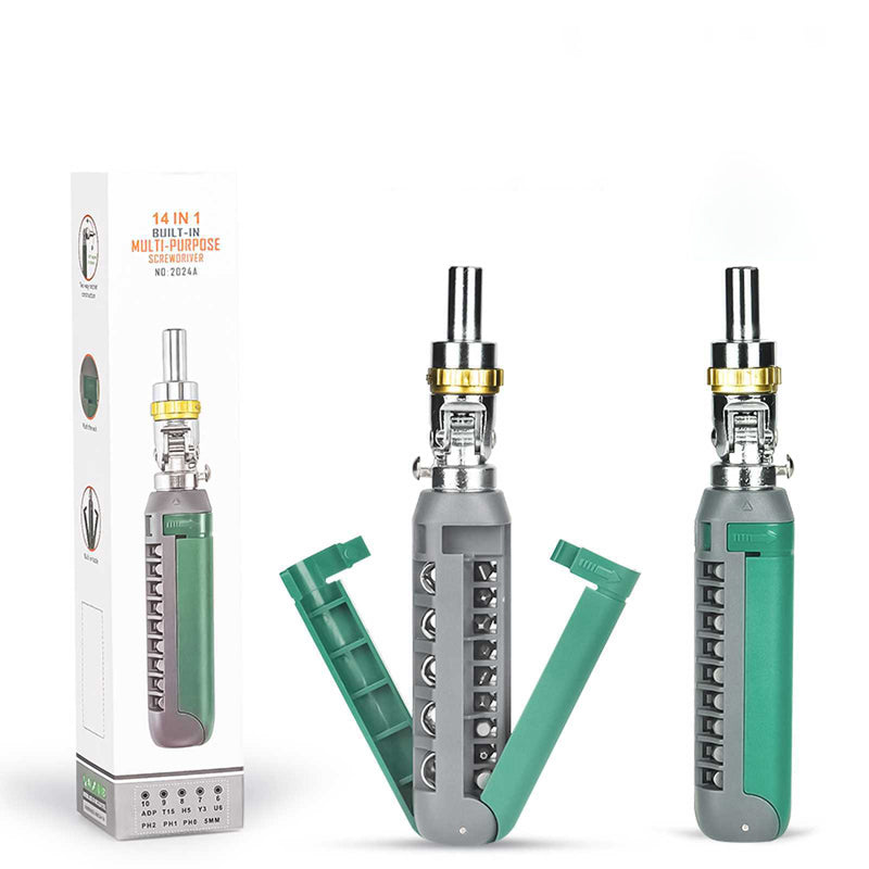 💪💪💪14 in 1 Multifunctional Ratchet Screwdriver Set