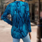 Women's Printed V-Neck Tunic Top