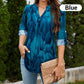 Women's Printed V-Neck Tunic Top