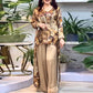 ❤️Higher Quality-❤️Women’s Trendy Print Top & Pants Two-Piece Set