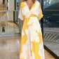 🔥🔥2025 Summer New- 💥Women's Printed Backless Loose Flowing Beach Dress