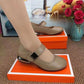 Women Fashion Comfortable Round Toe Soft Sole Loafers