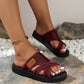 Women’s Stylish Crossband Slide Sandals