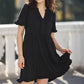 🔥2025 Summer New-🌈Women's Ruffle Trim V-Neck Tiered Dress