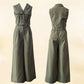 Lapel Vest Elegant High Waist Trousers Two Piece Suit For Women