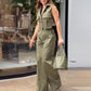 Lapel Vest Elegant High Waist Trousers Two Piece Suit For Women