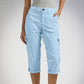 🌈Summer New Products-🔥Multi-Pocket Solid Color Casual Cargo Capri Pants