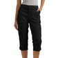 🌈Summer New Products-🔥Multi-Pocket Solid Color Casual Cargo Capri Pants