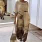 Women's Sheer Casual Printed Short Sleeve Dresses