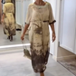 Women's Sheer Casual Printed Short Sleeve Dresses