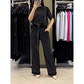 🌸2025 Hot Sale💞Women's Sparkling Rhinestone Striped Knit Two-Piece Set