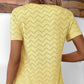 ❤️2025 New Products❤️-Women's Casual Round Neck Short Sleeve Hollow Out T-Shirt