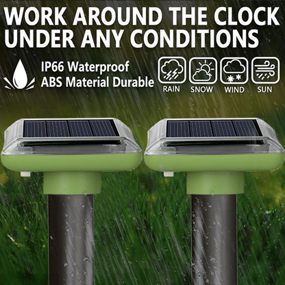 Ultrasonic Solar Powered Waterproof Mole Repellent