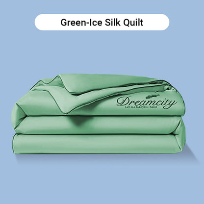 ⏳Limited-Time Offer⌛Summer lightweightice silk bed four-piece set🛏️