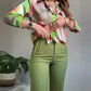 ⏳ Limited time 50% off! 💥Women's Printed Button Shirt & Pants (2-Piece Set)（The more you buy, the higher the discount）