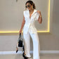 🌈2025 Summer New-❤️Elegant Waisted Top & Casual Pants Set