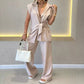 🌈2025 Summer New-❤️Elegant Waisted Top & Casual Pants Set