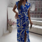🌺2025 Summer New Arrivals👗Sleeveless Printed Slit Dress✨