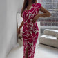 🌺2025 Summer New Arrivals👗Sleeveless Printed Slit Dress✨