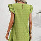 🔥Hot Sale❤️ Women's Ruffle Hem Sleeveless Round Neck Dress