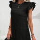 🔥Hot Sale❤️ Women's Ruffle Hem Sleeveless Round Neck Dress