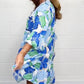 🔥2025 Summer New ❤️-Women's Elegant V-Neck Printed Loose Dresses