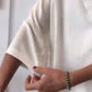 Women's Solid V-Neck 3/4 Sleeve Tops