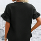 🌈2025 Summer New Products-🩷Women's Casual Ruffle Short Sleeve Top